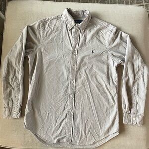 Ralph Lauren Beige Button Down Shirt